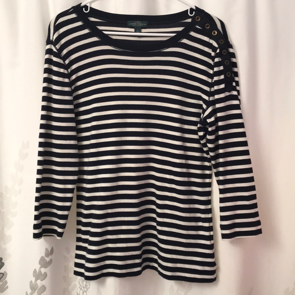 Ralph Lauren striped shirt Sz L